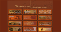 Desktop Screenshot of ormianie.pl